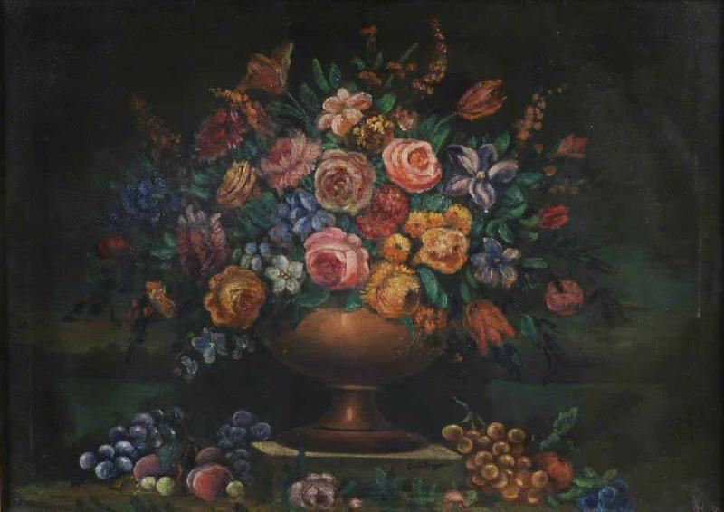 Johann Wilhelm Preyer Vase filled with flowers